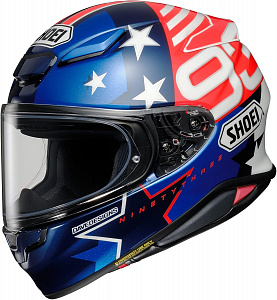 Шлем SHOEI NXR 2 Marquez American Spirit TC-10